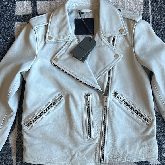 All Saints Fern Biker Jacket - Picture 9 of 12